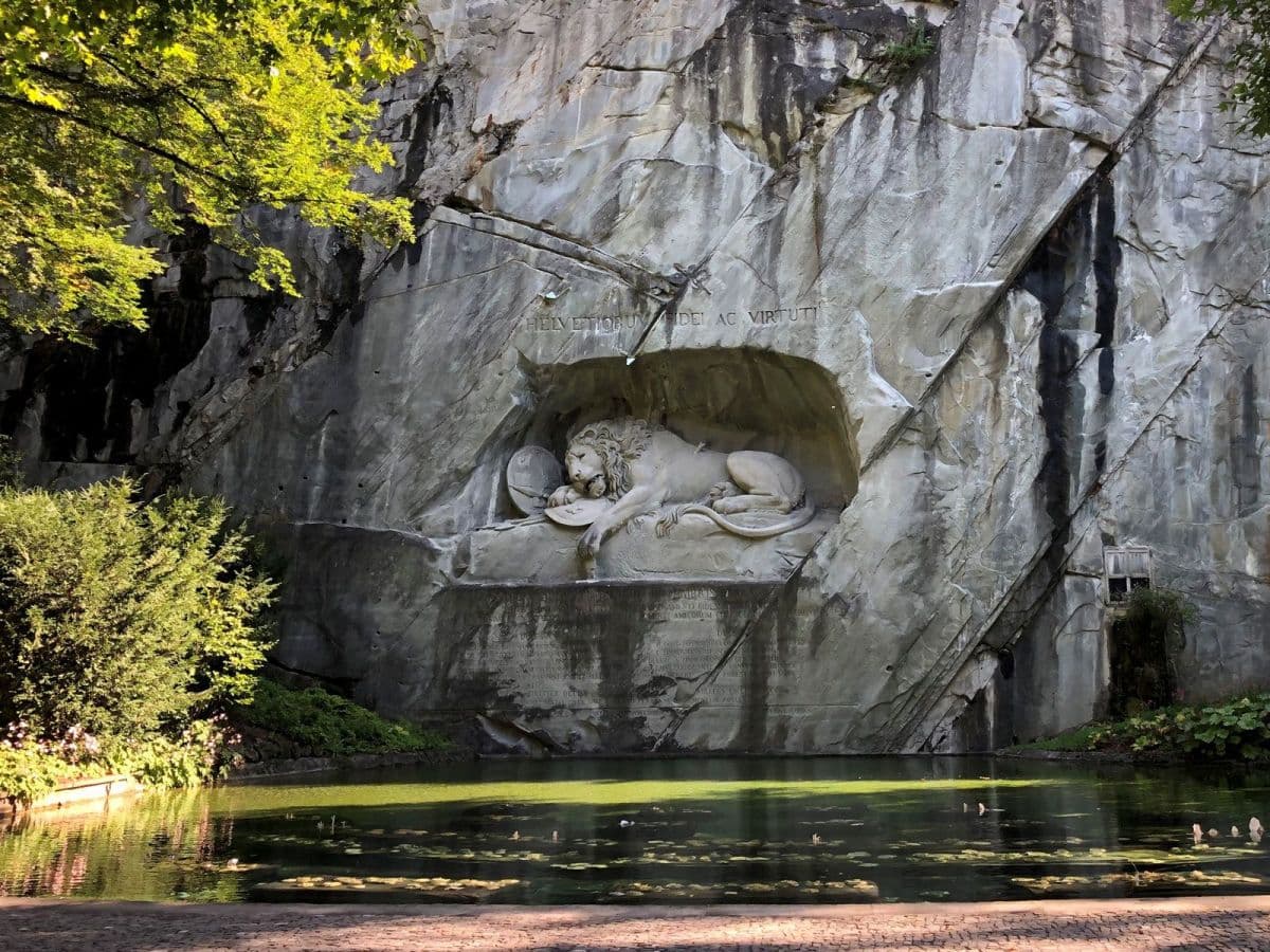 Monument du Lion (Löwendenkmal) à Lucerne